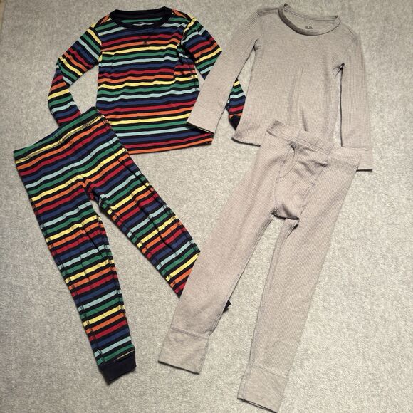 Primary Long Sleeve Top Bundle Boy 4T Base Layer Fruit Loom Pajama Play Cond - Picture 7 of 10